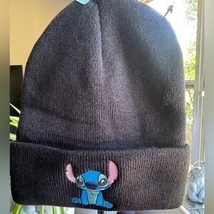 STITCH Black Knit Beanie